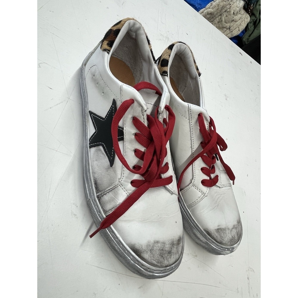 Dingo Diego D Bird Leather Sneakers Women's Size 7.5 Unique Style